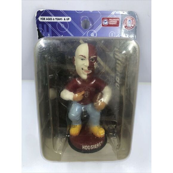 INDIANA HOOSIERS  Mini Bobblehead 2004 Legends of the Field. Collectible. Rare - Picture 1 of 14